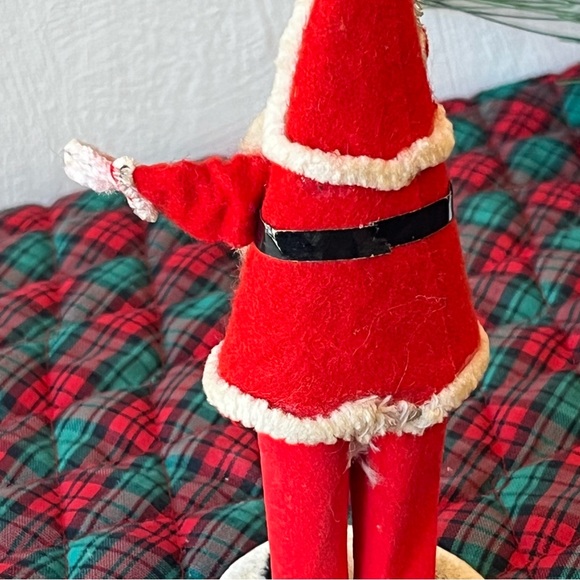 Vintage Japan Belsnickel Santa Claus Figurine- Standing on Base St. Nicholas #2 - Picture 8 of 16